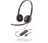POLY Blackwire C3220 Headset Wired Head-band Calls/Music USB Type-C Bl