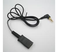 Plantronics 40845-01 Cable 3.5mm Right Angle Plug to QD for Alcatel IP Touch