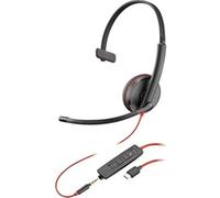 Plantronics Blackwire 3200 Mono Corded UC Headset With USB-C & 3.5mm Smart Phone Connectivity