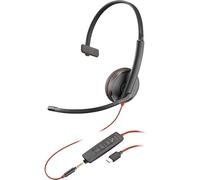 Plantronics Blackwire 3200 Mono Corded UC Headset With USB-C & 3.5mm Smart Phone Connectivity
