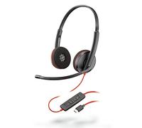 Plantronics - Blackwire 3220 - Wired Dual-Ear (Stereo) Headset with Boom Mic - USB-C to connect to your PC or Mac
