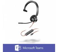 Plantronics Blackwire 3310 BW3310-M Mono USB-C PC Headset for Microsoft Teams
