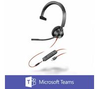 Poly 214015-01 Blackwire 3315 Headset, Microsoft, USB-C