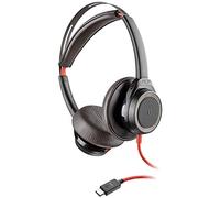 Plantronics Blackwire 7225, USB-C, Buckle Headset, Black