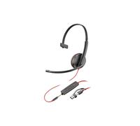 PLANTRONICS Blackwire C3215 Mono USB-C/A Headset with 3.5mm Plug 209750-101