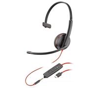 PLANTRONICS Blackwire C3215 Mono USB-C Headset with 3.5mm Plug 209750-101 NEW