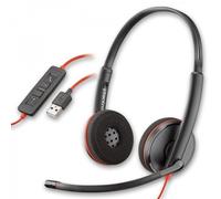 Plantronics Blackwire C3220 Stereo Office USB-A Computer Noise-Canceling Headset