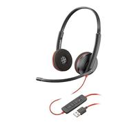 Plantronics Blackwire C3220 Stereo USB Headset Black USB-A Stereo