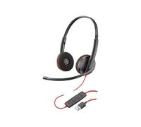 New Plantronics Blackwire C3220 USB-A Binaural Headset (P/N - 209745)