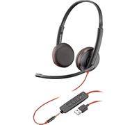 Plantronics Blackwire C3225 USB Stereo Headset, Black