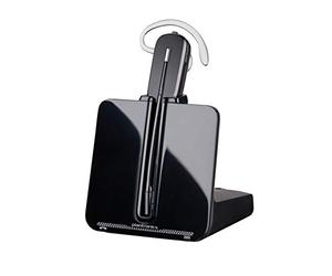 Plantronics - CS540 Wireless DECT Headset - Single Ear (Mono) Convertible (3 wearing styles) - Connects to Desk Phone - Noise Canceling Microphone