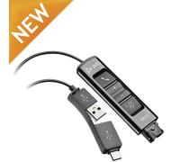 HP 786C8AA POLY DA85-M USB-A & USB-C Adapter for HW-series Headset MS TEAMS New