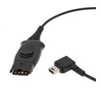 Plantronics MO300-mUSB QD to mini-USB 78939-01 Headset Adapter Cable New In Bag