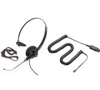 Plantronics Polaris DuoSet P141-U10P Convertible Voice Tube Desk Phone Headset