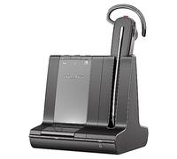 Plantronics Savi 8240 Wireless Office DECT Single Headsets (Overall) Convertible (3 Wearing Styles), Noise Cancelling Microphone Connects to Computer/PC Mac-Works with Equipment (Certified), Zoom &