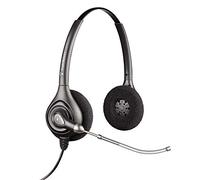 Plantronics SupraPlus HW261/A Wideband Binaural Voice Tube Headset - Black