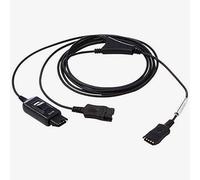 Plantronics Type Agent Headphones Audio Splitter Adapter Telephone Cord with Mute Button, Compatible with Poly H/HW, AddaSound, VXI-P, QD Wired Headsets For Coaching, Supervising, Training, Monitoring
