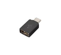 Plantronics 209505-01 Cable Adapter USB-Type C USB-Type A Black - Adapter for Cable (USB-Type C, USB-Type A, Male Connector / Female Connector, Black)