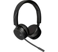Plantronics - Voyager 4220 UC USB-A (Poly) - Bluetooth Dual-Ear (Stereo) Headset - Connect to PC, Mac, & Desk Phone - Noise Canceling - Works with Teams, Zoom & more