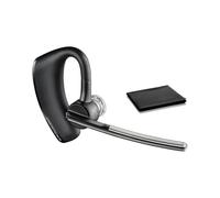 Plantronics Voyager Legend (Poly) Bluetooth Headset + Integrated Charge Cable, Mono in-Ear Earhook, Noise-Canceling Boom Mic, Siri/Google, 7h Talk (21h w/Case), SoundGuard, 10m Range, Includes Cloth