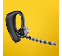Plantronics - Voyager Legend (Poly) - Bluetooth Single-Ear (Monaural) Headset - Connect to your PC, Mac, Tablet, or Cell Phone - Noise Canceling , black