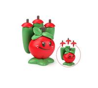 (Plants 17) New Plants vs Zombies Figures Dr. Zomboss Peashooter Gargantuar Potato Mine Chomper Conehead Chrismas
