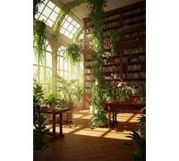 Plants 500 Piece Jigsaw Puzzles for Adults, Colourful, Challenging & Brainteasing Adult puzzles 500 Pieces Library, Fun jigsaws for The Whole Family 20x15 inch