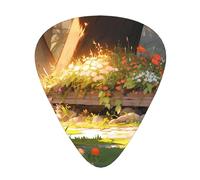 plants and trees Patterned guitar picks - (thin/medium/thick) free to choose, suitable for all kinds of string instruments,