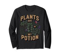 Plants are My Potion Plant Herb Pharma Healing Herbalist Long Sleeve T-Shirt