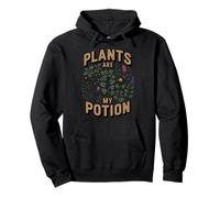 Plants Are My Potion Plant Herb Pharma Healing Herbalist Pullover Hoodie