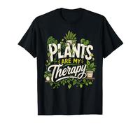 Plants are My Therapy Vintage Distressed Botanical T-Shirt