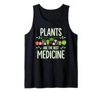 Plants are The Best Medicine Plant Based Food Veggie Vegan Tank Top