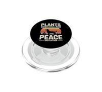 Plants Dogs And Peace Dad Edition Father PopSockets PopGrip for MagSafe