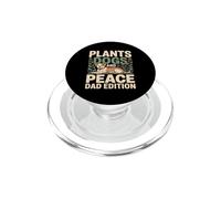 Plants Dogs And Peace Dad Edition Father PopSockets PopGrip for MagSafe