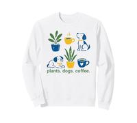 Plants Dogs Coffee Plant Lover Dog Sweatshirt