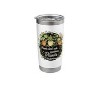 Plants Don't Ask Questions Plants Understand Cottagecore Stainless Steel Insulated Tumbler