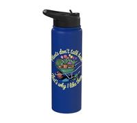 Plants Don't Talk Back Thats Why I Like Them Stainless Steel Insulated Water Bottle