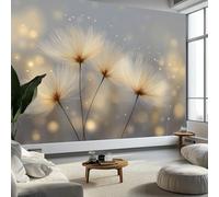 Plants Fantasy Stars Sparkles Mural Wallpaper 250 x 175 cm, Wall Decoration Paper Poster Bohemian Digital Art for Teen Kids Bedroom Playroom Home Decoration Wallpaper