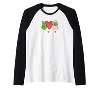 Plants Flowers Peace Love OT Occupational Therapy Raglan Baseball Tee