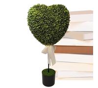 Plants for Saint | Decoration for St. with Fake Boxwood | Decorations Small Topiary Trees - for Living Room Office Garden Entrance Porch Patio