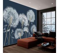 Plants Geometric Flowers Murals Wallpaper 300 x 210 cm, Large Wall Stickers Contemporary Wall Mural for Living Room Teen Kids Bedroom Playroom Home Decoration Wallpaper