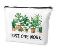 Plants Gifts for Women Gifts for Plant Lovers Plant Themed Gift for Friend Woman Funny Makeup Bag Gift Just One More Christmas Presents Cosmetic Bags