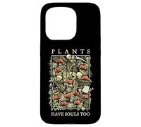 Plants Have Souls Too Halloween Pumpkin Skeleton Gardener Case for iPhone 15 Pro