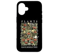 Plants Have Souls Too Halloween Pumpkin Skeleton Gardener Case for iPhone 16