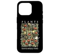 Plants Have Souls Too Halloween Pumpkin Skeleton Gardener Case for iPhone 16 Pro