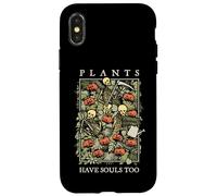 Plants Have Souls Too Halloween Pumpkin Skeleton Gardener Case for iPhone X/XS