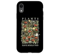 Plants Have Souls Too Halloween Pumpkin Skeleton Gardener Case for iPhone XR