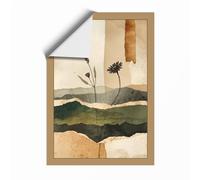 Plants in Strata Botanical Unframed Wall Art Print A3 (42×29.7cm), Wall Decor for Living Room, Bedroom, Office & Home, Art Gift