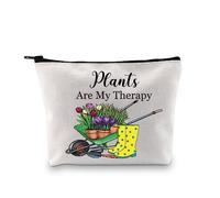 Plants Lover Gardening Bag - Botanical Gift for Plant Ladies & Gardeners - Therapy Bag with Toiletry Compartment