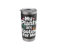 Plants My Plants are Rooting for Me Stainless Steel Insulated Tumbler
